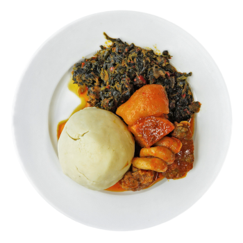 Pounded_Yam_with_Eforiro_and_assorted_meatjpg